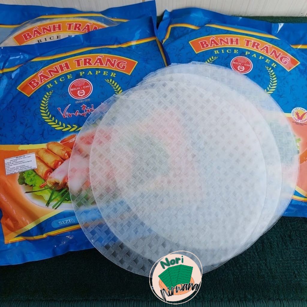 

BANH TRANG RICE PAPERS BLUE 22 CM Kulit Lumpia Vietnam Rice Roll Spring Roll