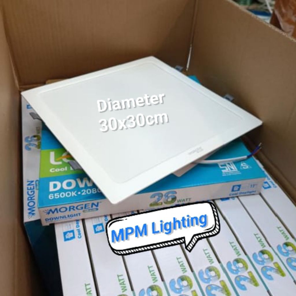 Morgen Downlight Kotak LED 26W Inbow Grand Series / LED Panel Kotak 30x30cm Gran SERIES 26watt Inbow