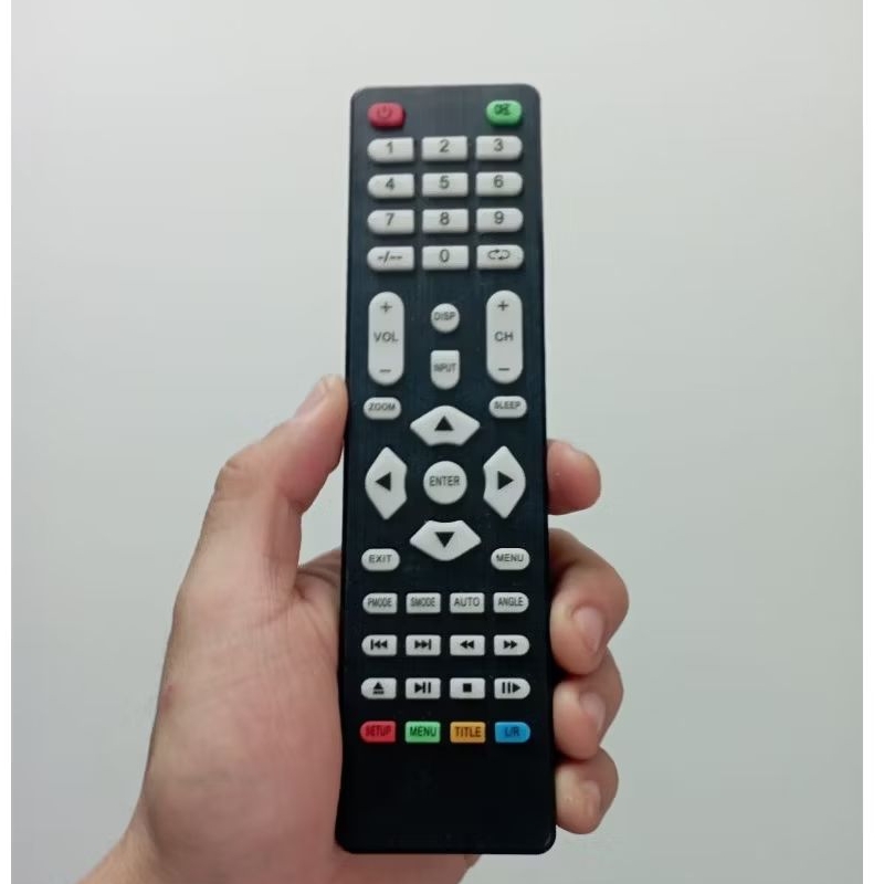 Remot Remote Universal TV CHINA LED JUC IKEDO AOYAMA STEELE VIXION FULL COLOR 2408 3228