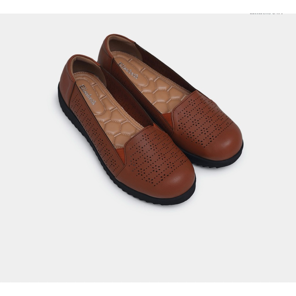 SEPATU WANITA ELIZABETH ORIGINAL || FLAT LASER CUT SIZE 39