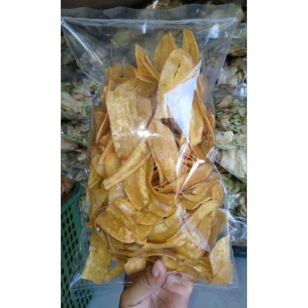 

kRipik pisang caramel manis gurih enak
