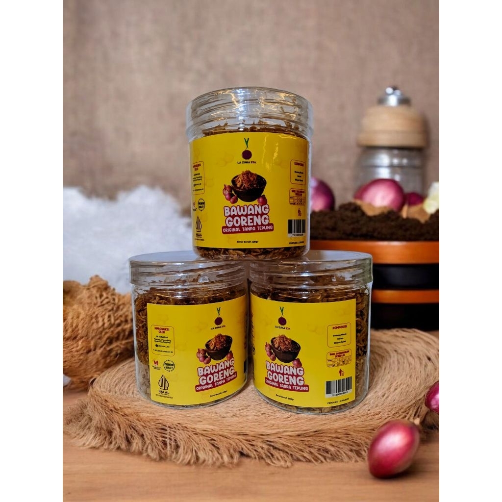 

Paket Bundling 3 Toples Bawang Goreng Premium 100% Tanpa Tepung