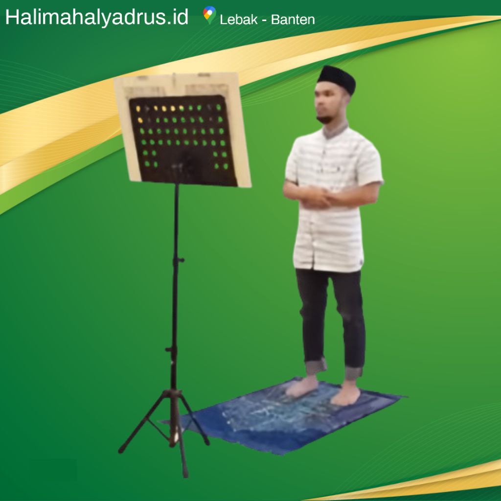 Stand Book Holder Imam Sholat / Tripod Rekal Quran size 30 s.d 120 CM/Lebar 50 CM