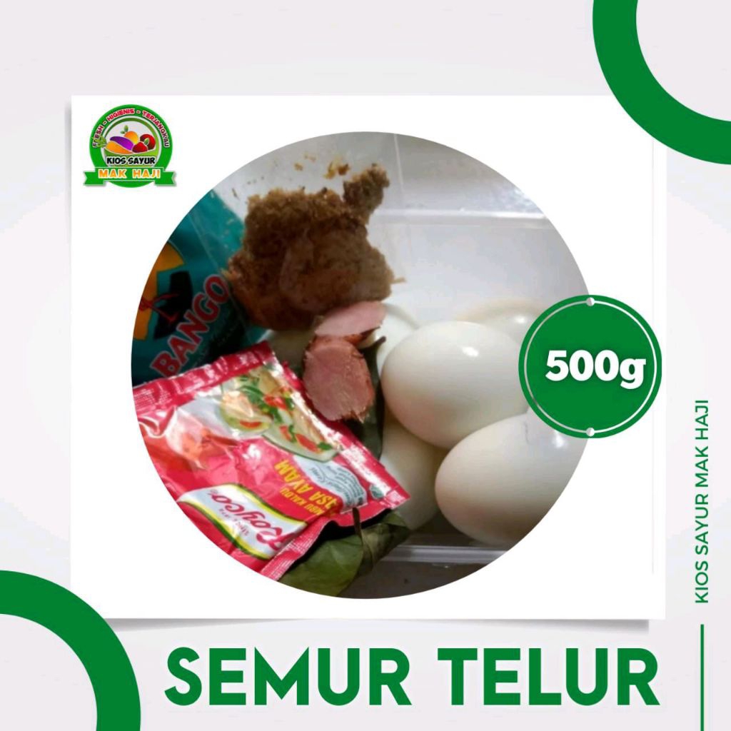 

Paket semur telur ayam 1pcs