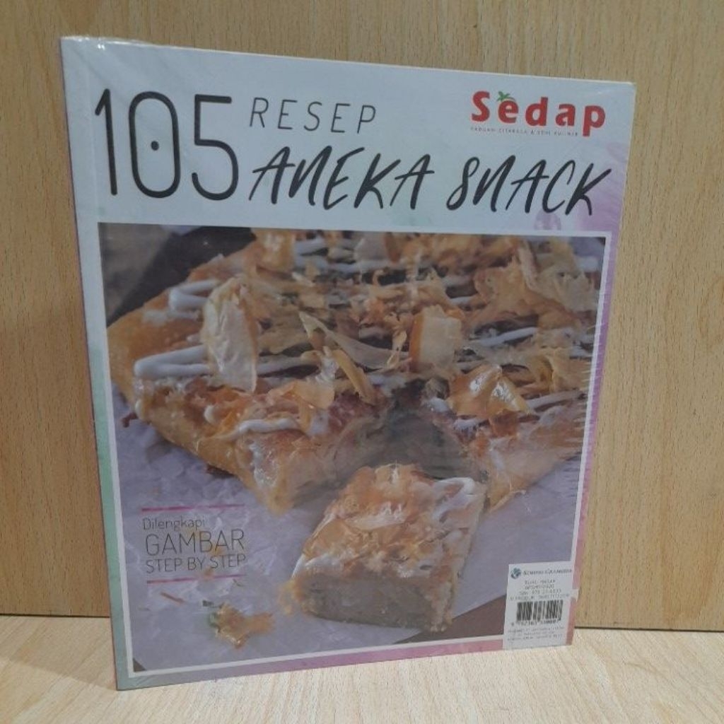 buku Resep & memasak ( Sedap ) " 105 Resep Aneka Snack.