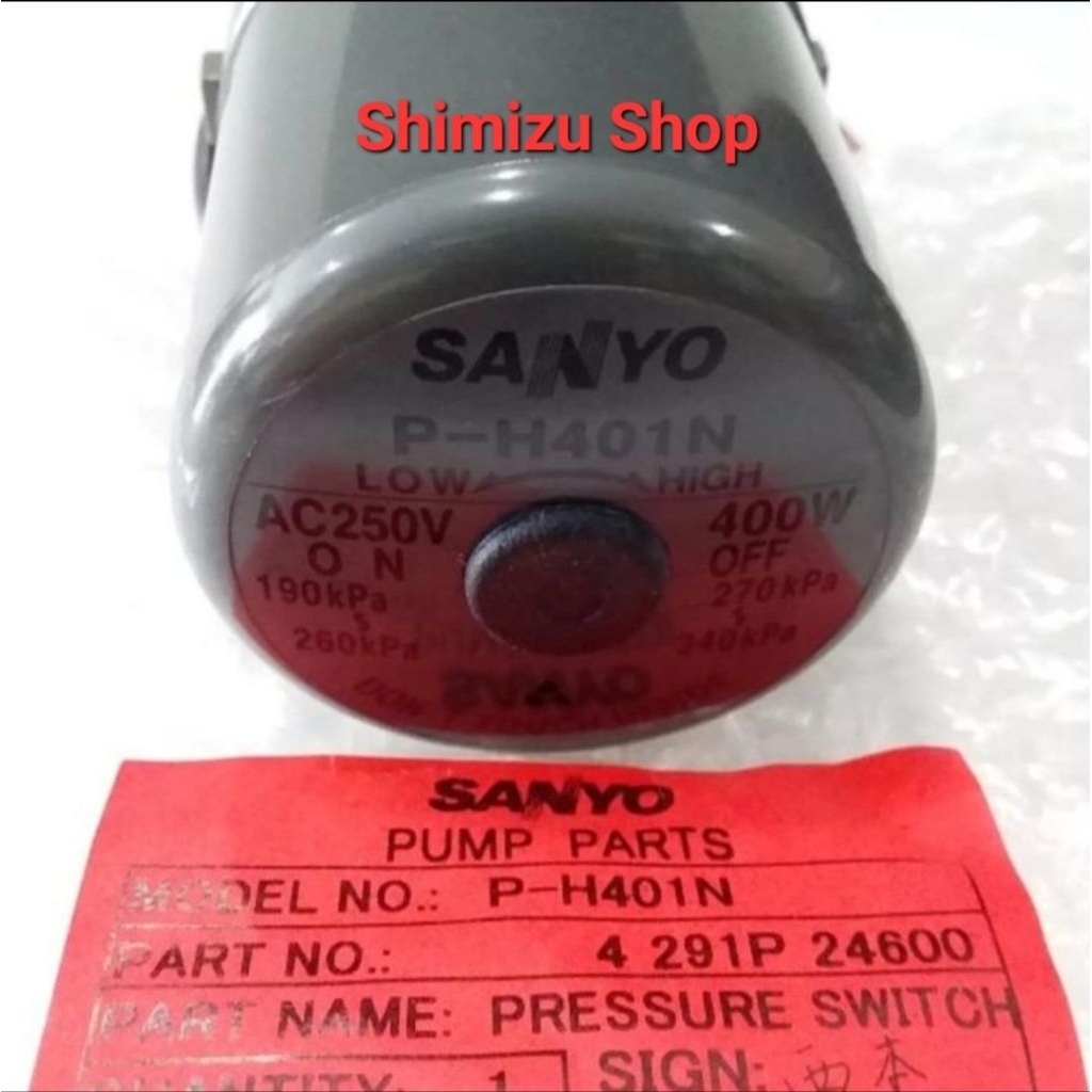Otomatis Pompa Sanyo PH 408jp / Pressure Switch Pompa Sanyo PH408jp Made in Japan