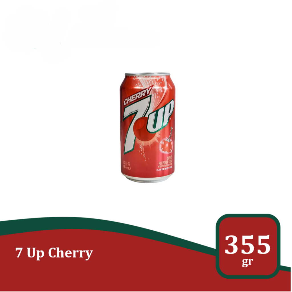 

7 Up Cherry 12 fl oz - minuman rasa ceri impor USA