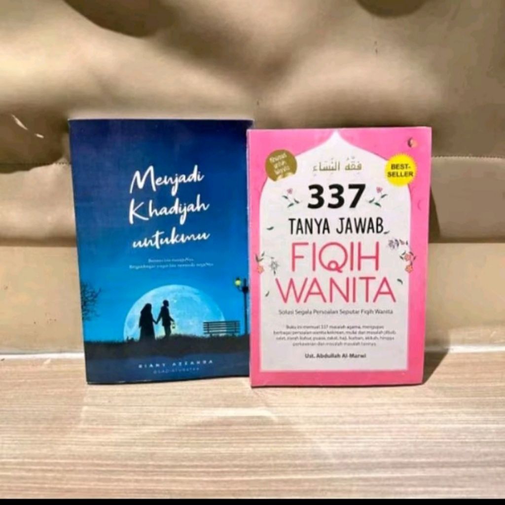 Paket 2 Buku Menjadi Khadijah Untuk Mu Dan 337 Tanya Jawab Fiqih Wanita