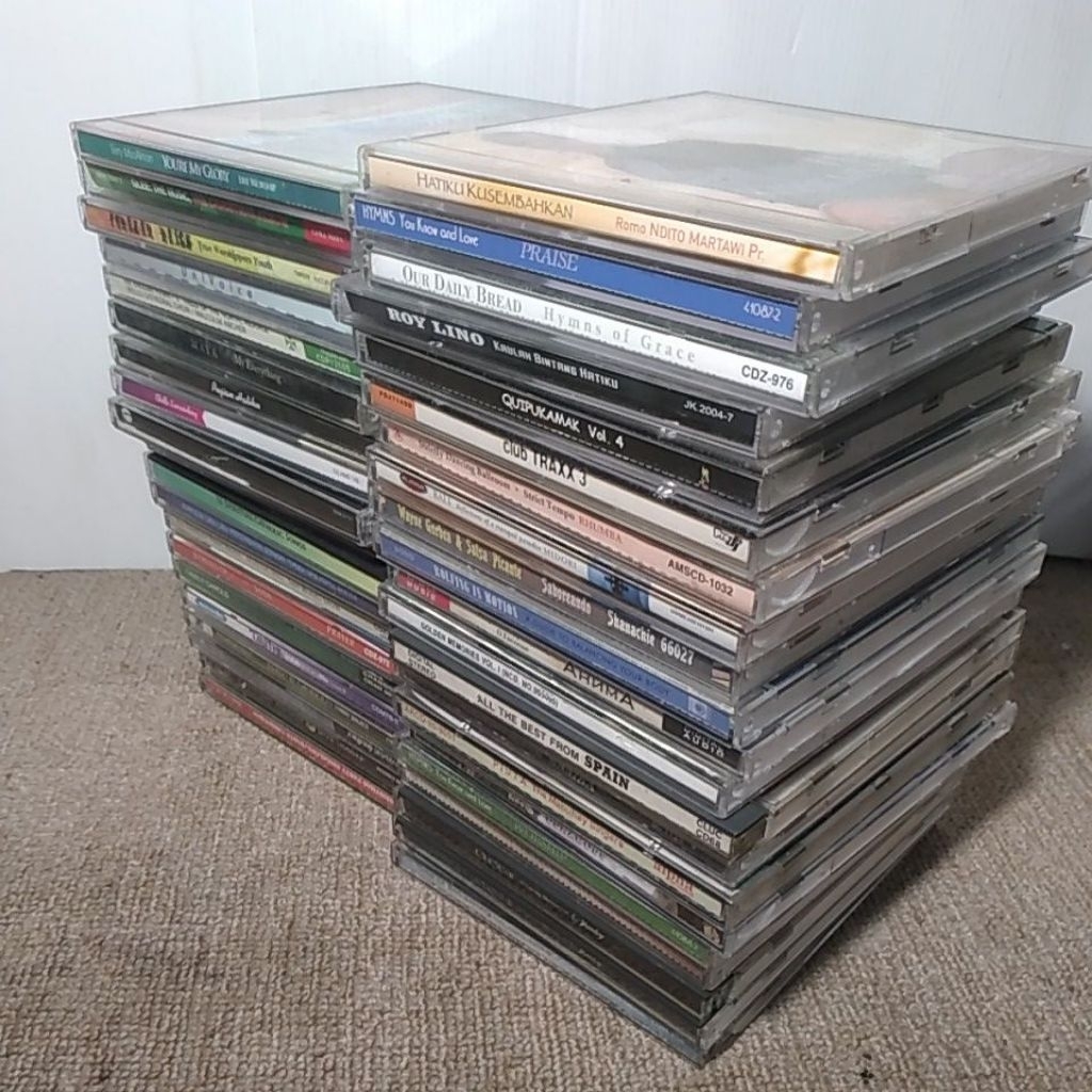 kaset cd original barat dan indonesia