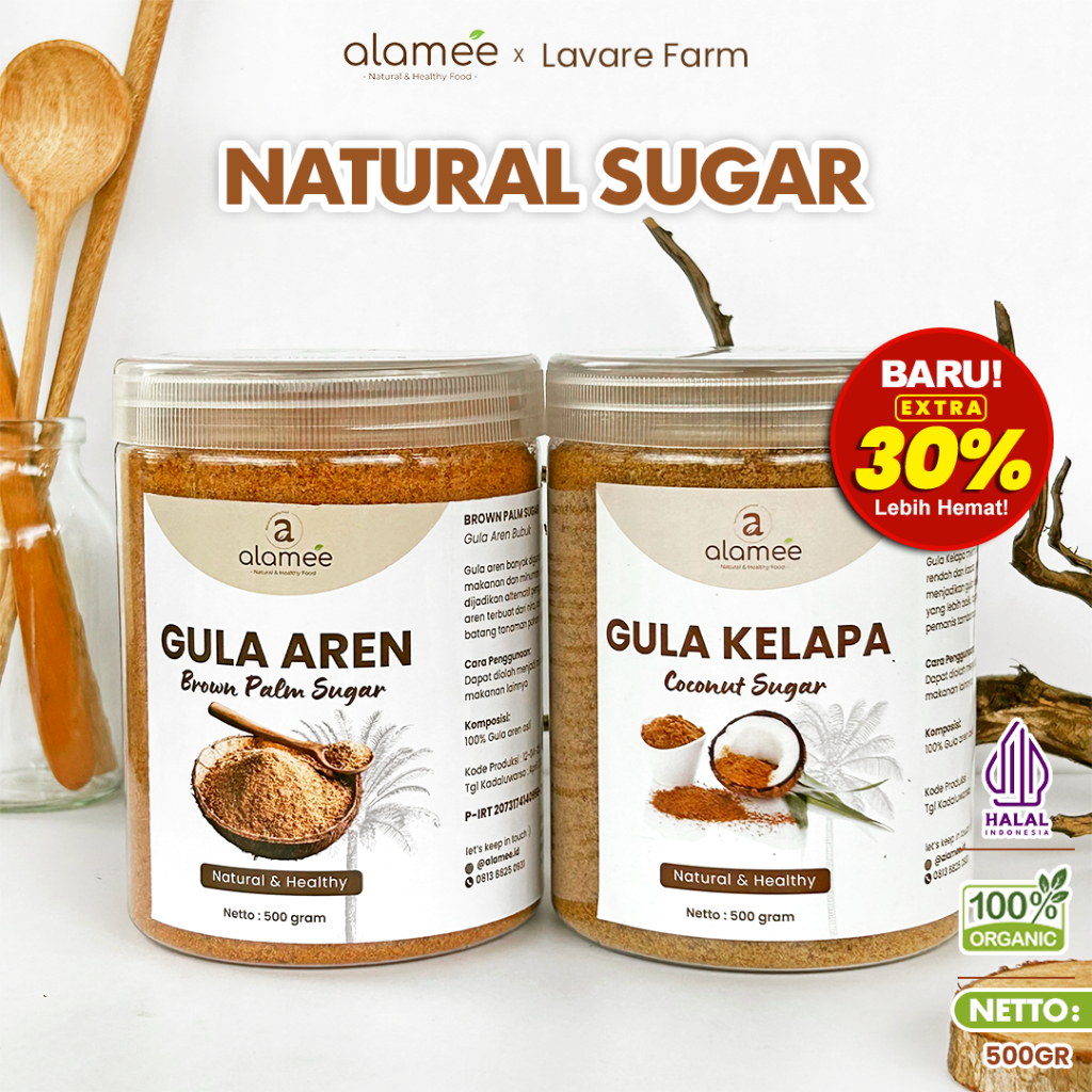 

Gula Semut Kelapa Aren Organik Asli Bubuk Coconut Sugar Powder Natural Organik Organic 500gr BUMA