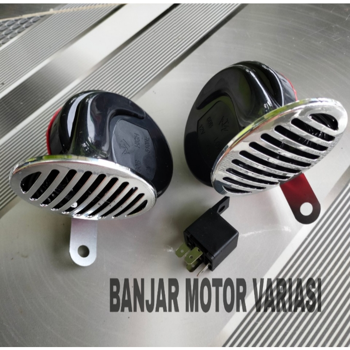 klakson keong Double Kklakson keong isi 2 klakson 12 volt twin tone motor mobil universal
