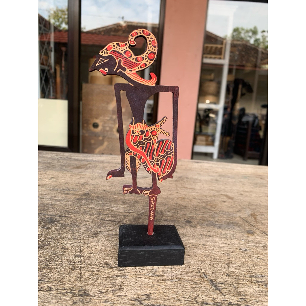 Wayang Batik Kayu Tokoh Pandawa Lima Souvenir Khas Jogja Indonesia