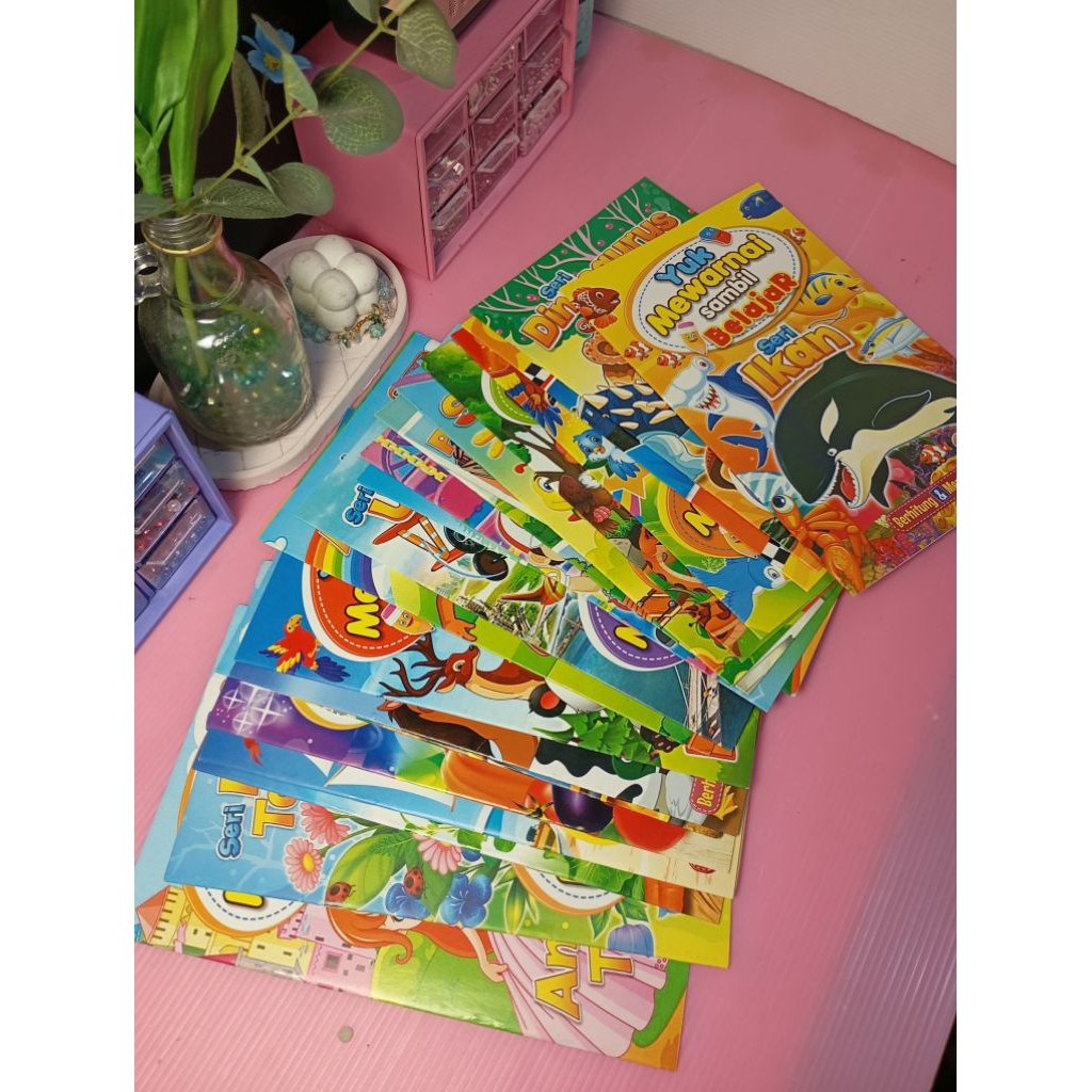 

[Aesthetic by fss.id] edukasi/buku gambar/buku mewarnai anak 12 halaman