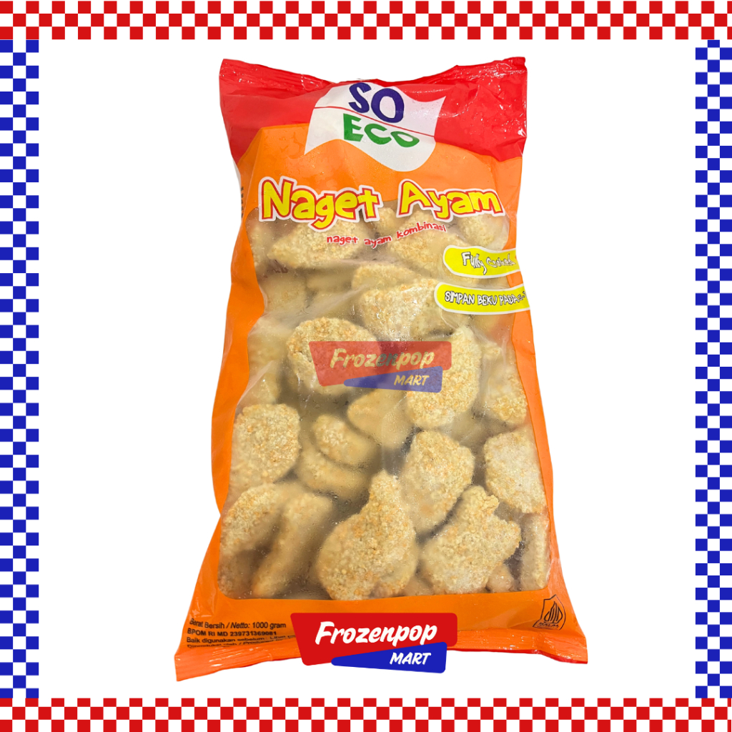 

So Eco Naget Ayam Kombinasi 1kg [INSTANT MALANG]