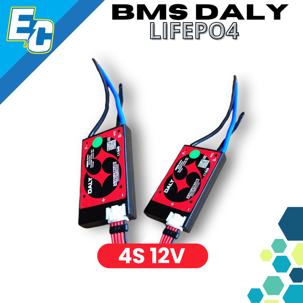 DALY BMS 4S 12V Lifepo4 20A, 30A, 40A, 50A, 60A, 80A,100A