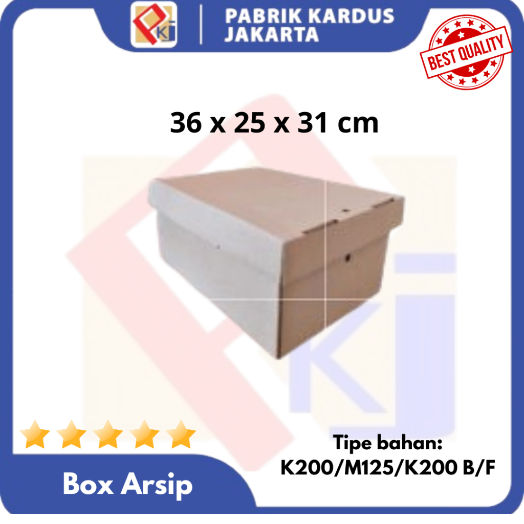 

BOX KARDUS ARSIP UK 36x25x15 CM | BOX ARSIP | BOX DOKUMEN