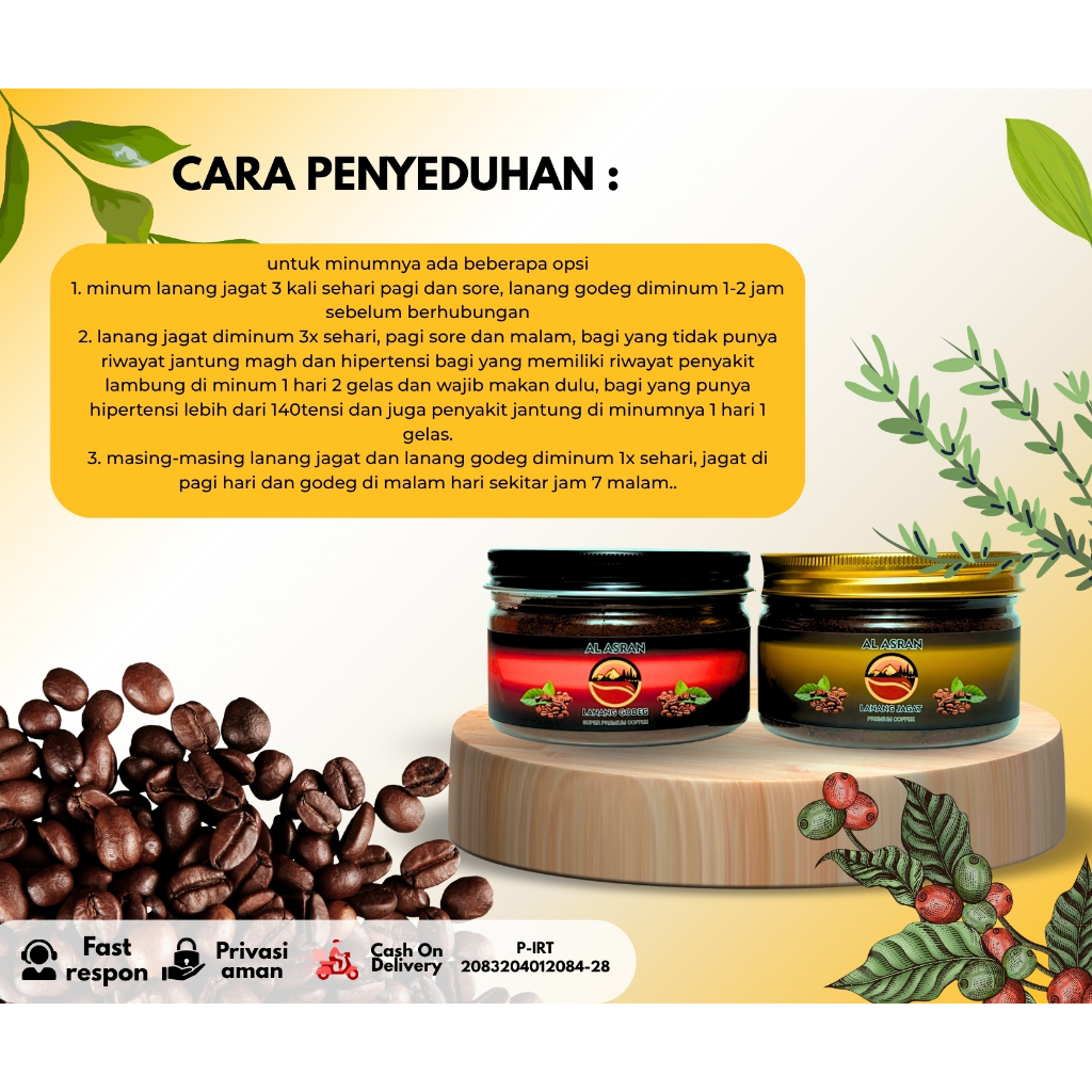 

XMASTER KOPI LANANG JAGAT & KOPI LANANG GODEG AL ASRAN [PAKET JAGO]
