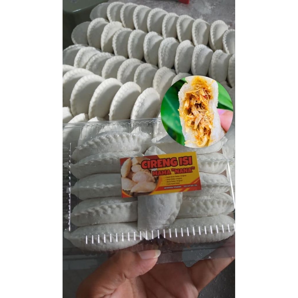 

(Frozen)Cireng Isi ayam suwir pedas /original
