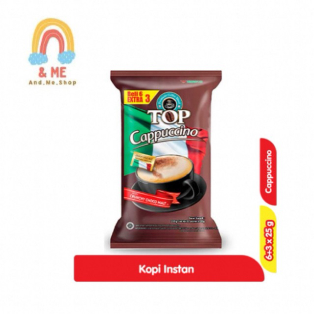 

TOP Coffee Kopi Cappuccino Sachet 6+3 x 25 g