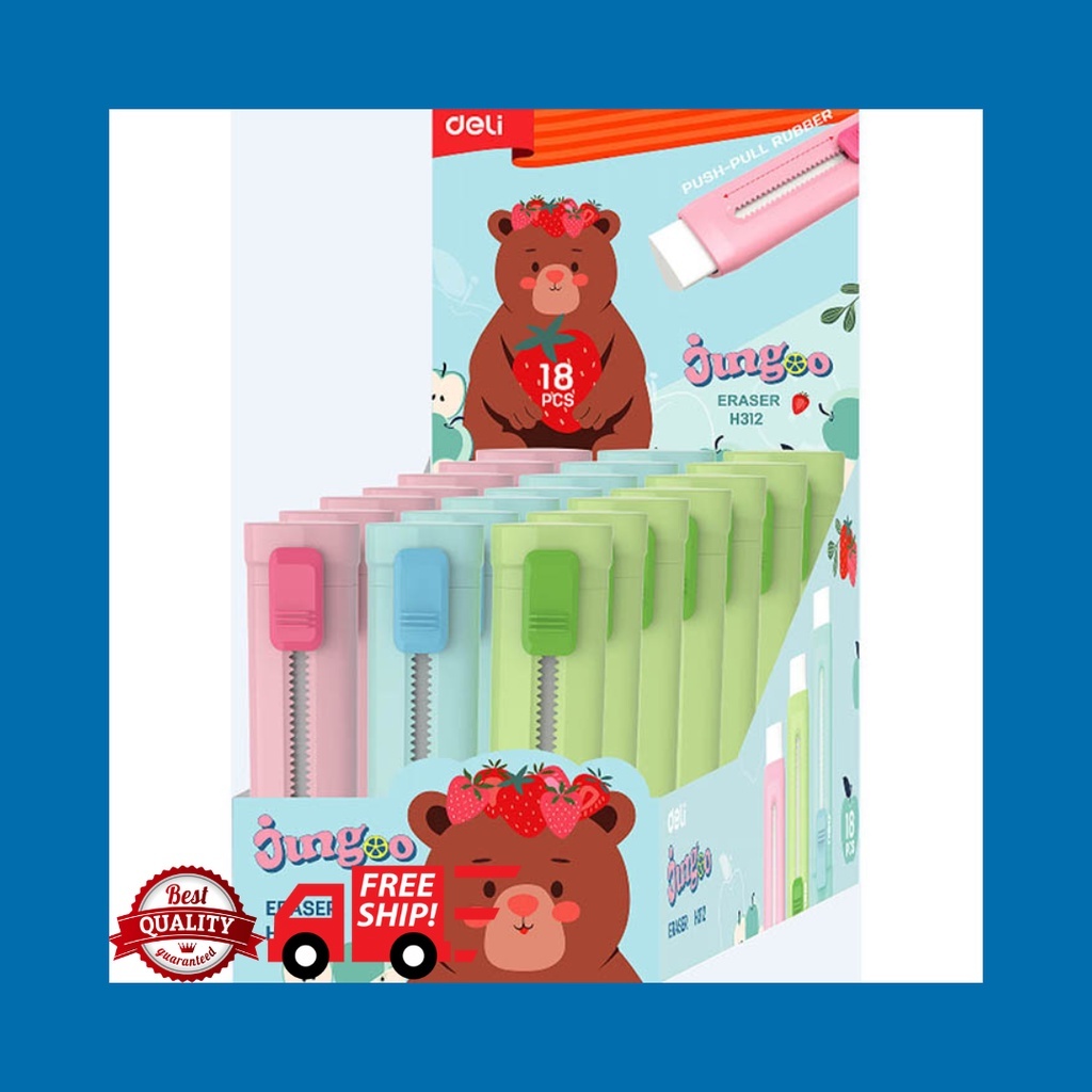 

DELI ERASER||PENGHAPUS H312 JINGGO