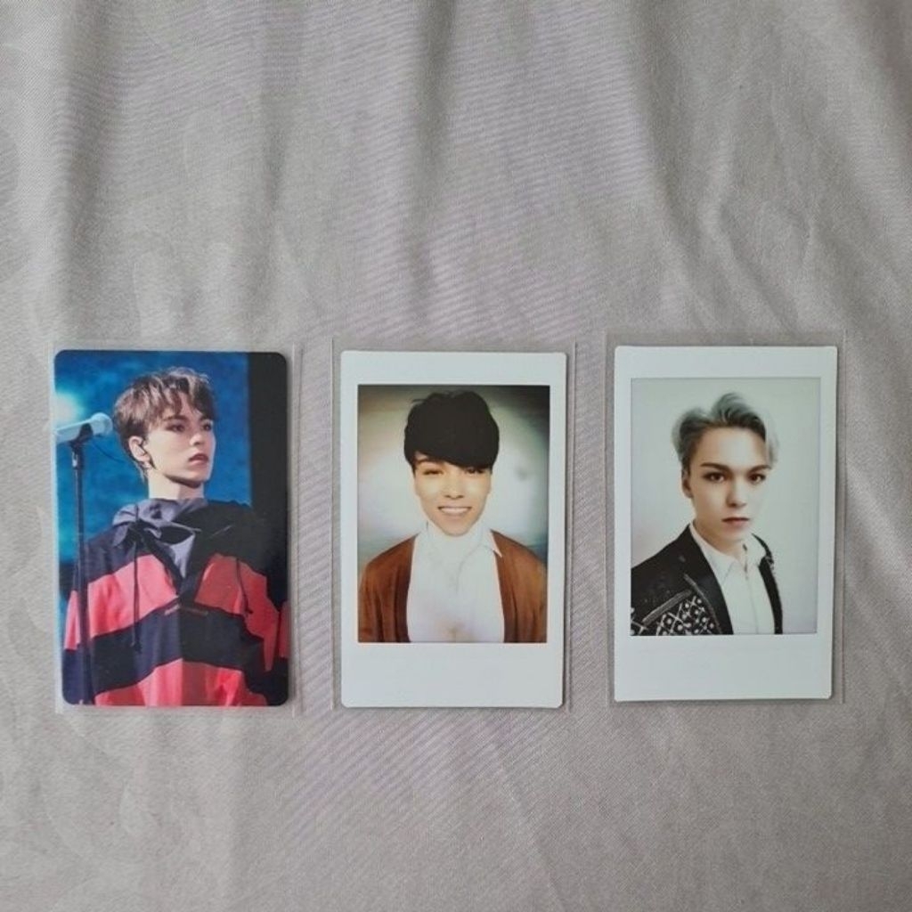 vernon pc dvd, gongbang, sebitseom, premium movie japan, cheki rare polaroid