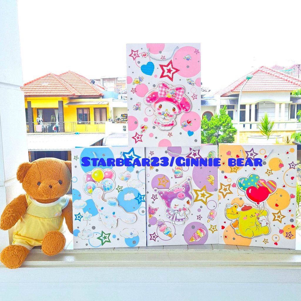 

Paperbag 3D the Star of Kuromi and Friend (FAY 602)