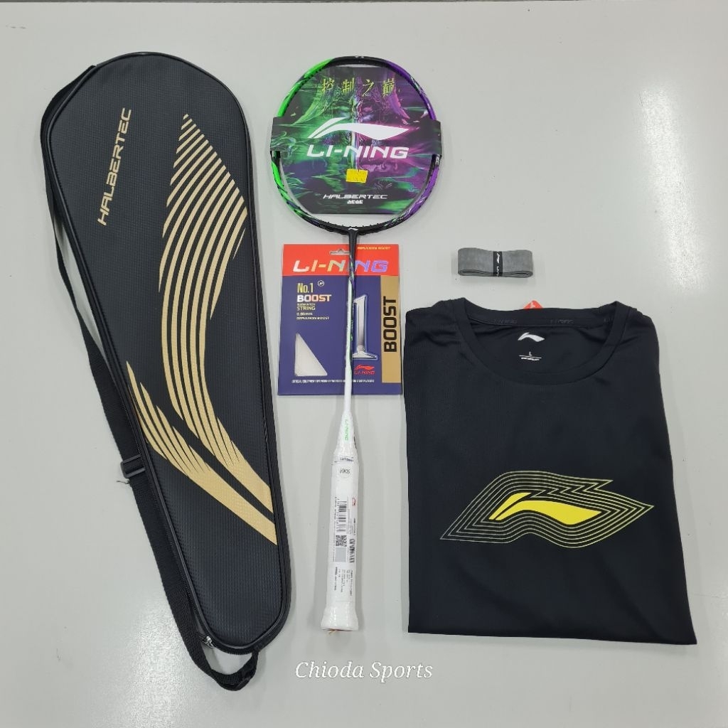 Raket Racket Reket Badminton Bulutangkis Lining Li Ning Li-Ning Halbertec 9000 Original