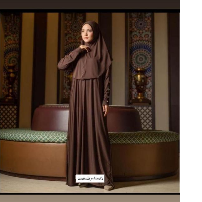 Gamis Abaya Mecca set Kerudung Syar'i Jersy Premium Abaya Umroh