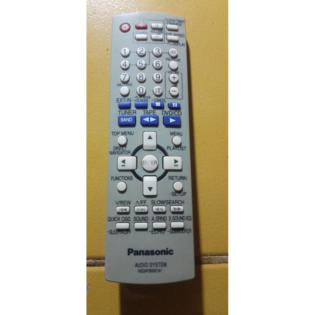 remote audio system PANASONIC 5DISC
