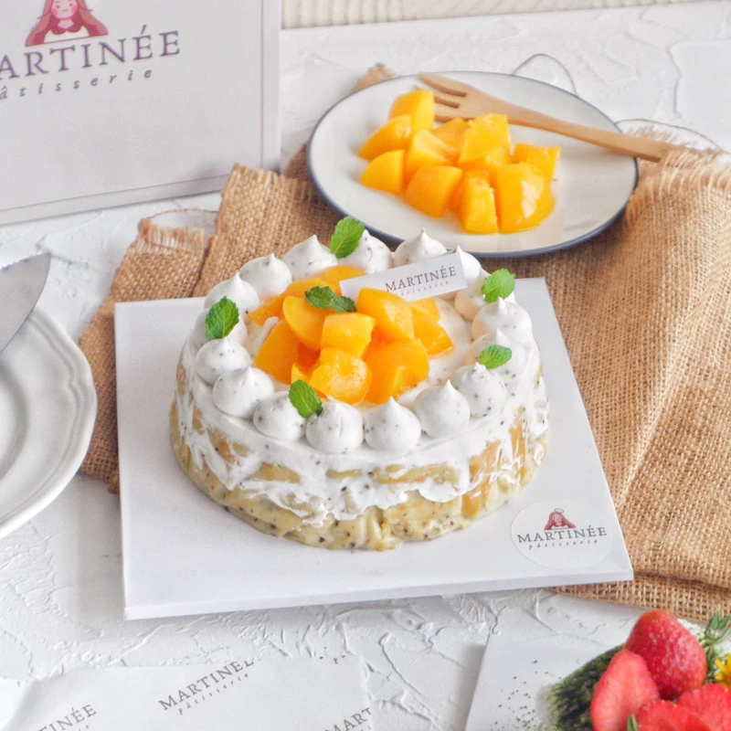 

Peach Earl Grey Cheesecake