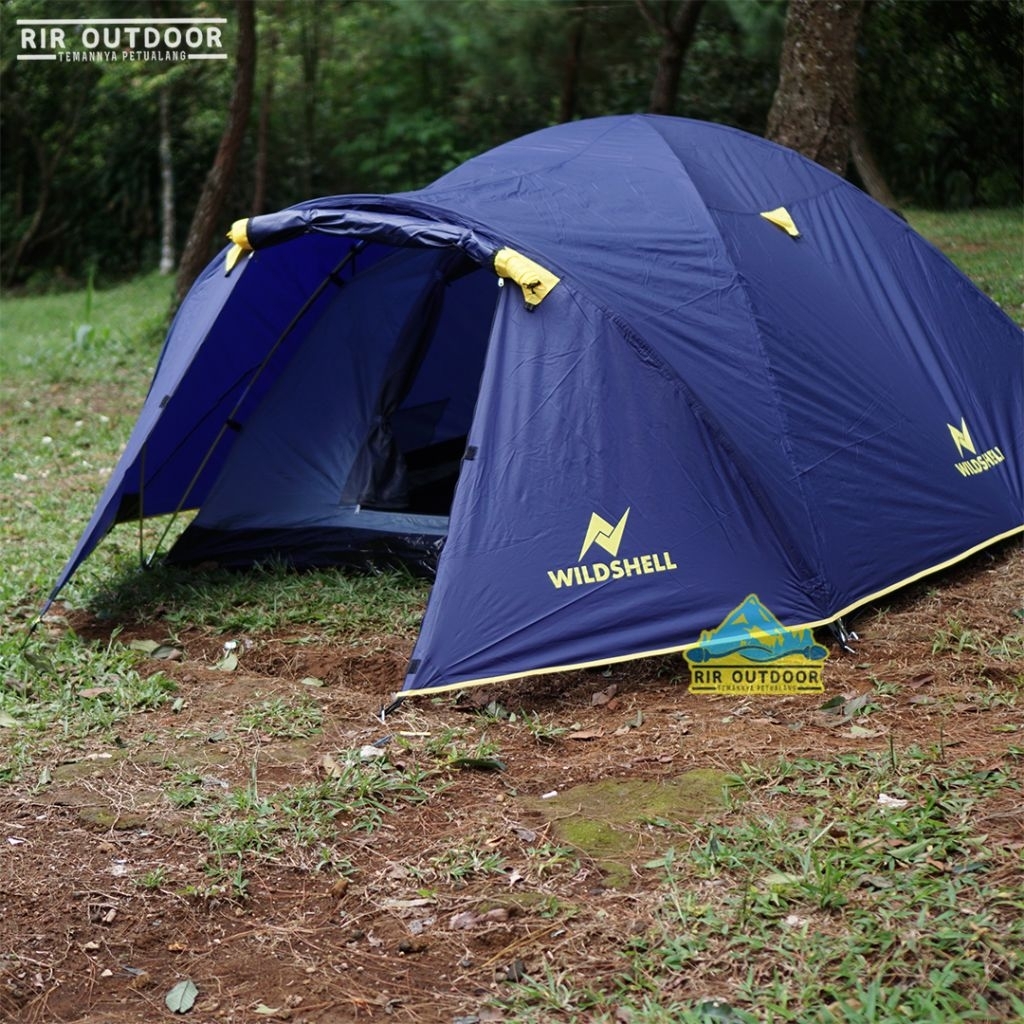 TENDA CAMPING HIKING GUNUNG WILDSHELL SERIES JAYADIPA KAPASITAS 4-5 ORANG Outdoor