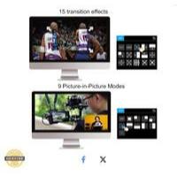 Feelworld L2 Plus HDMI Live Stream Switcher with Built-In 5.5 LCD Monitor