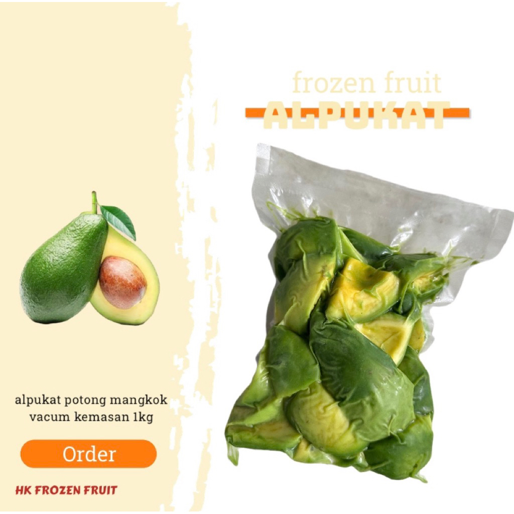 

buah alpukat frozen