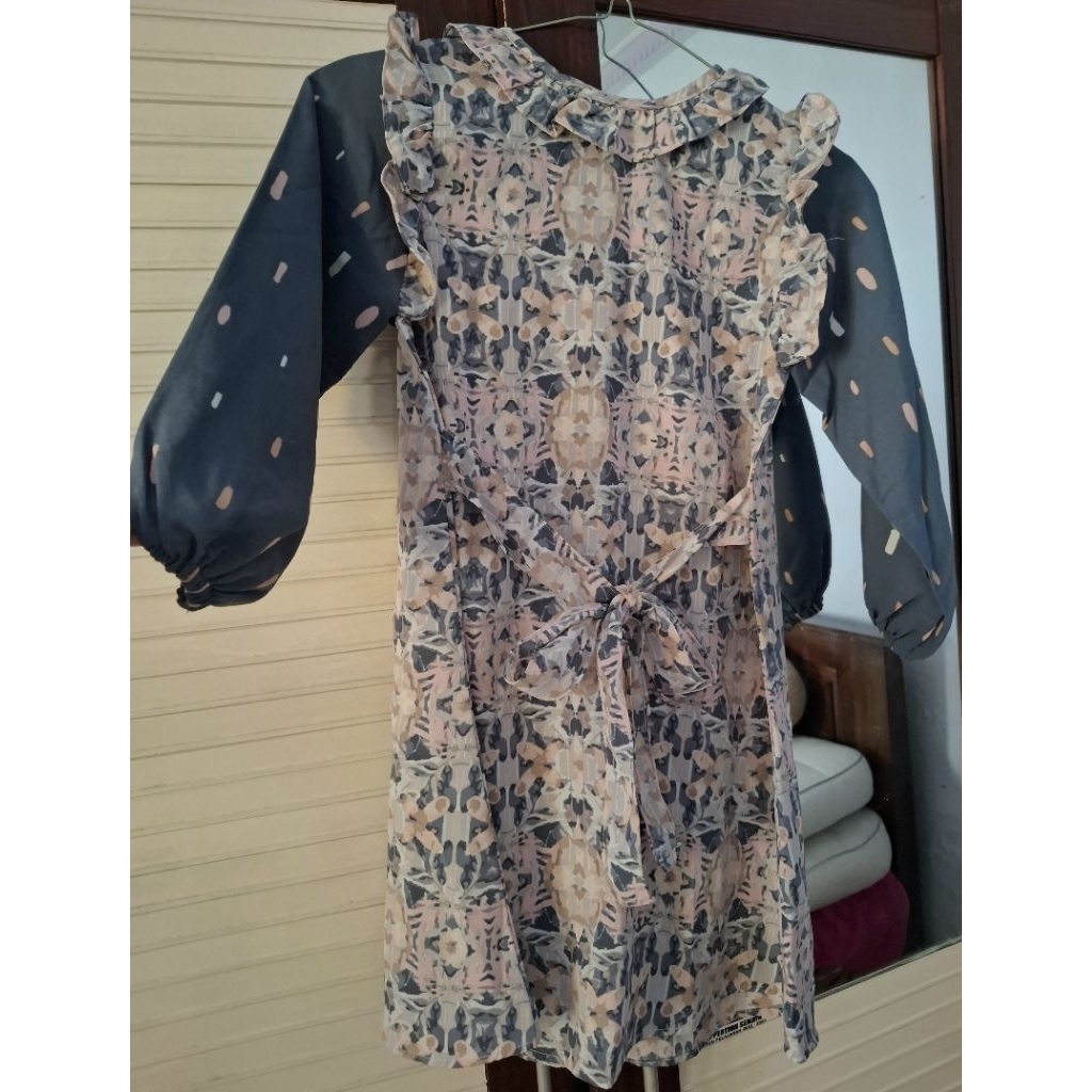 PL TIE DYE KIDS DRESS TUNIC BY VANILLA HIJAB