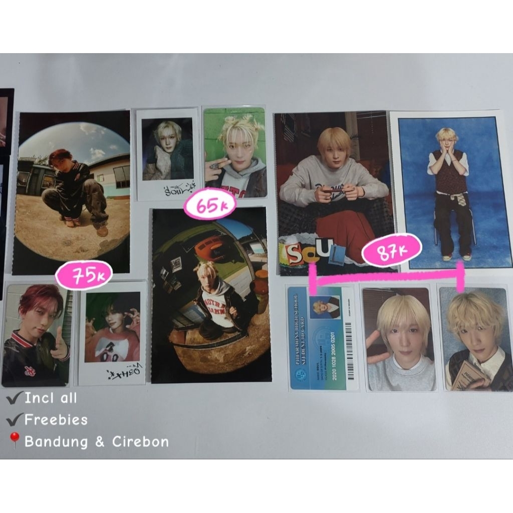 (ready) P1HARMONY SG25 & P1AY AGAIN SOUL THEO SET