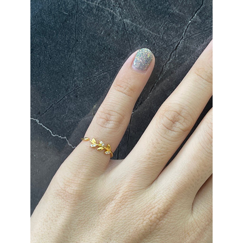 cincin emas asli kadar 700 model pita small