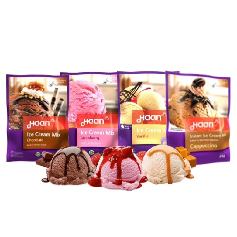 

HAAN ICE CREAM MIX KEMASAN SACHET 85 GRAM