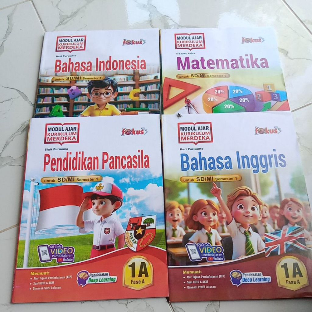 LKS fokus kls 1 SD semester 2 kurikulum merdeka n kunci jawaban