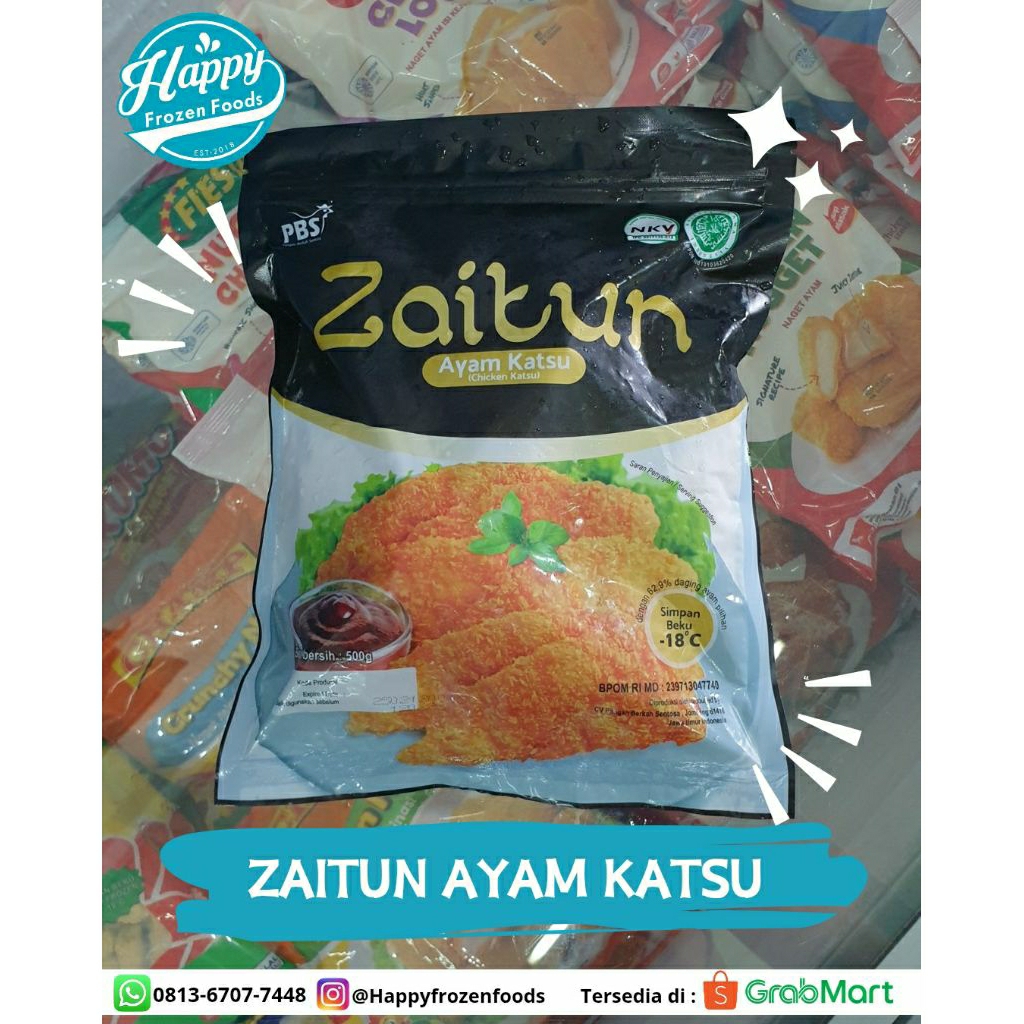 

ZAITUN AYAM KATSU 500g | HAPPY FROZEN FOODS PALEMBANG