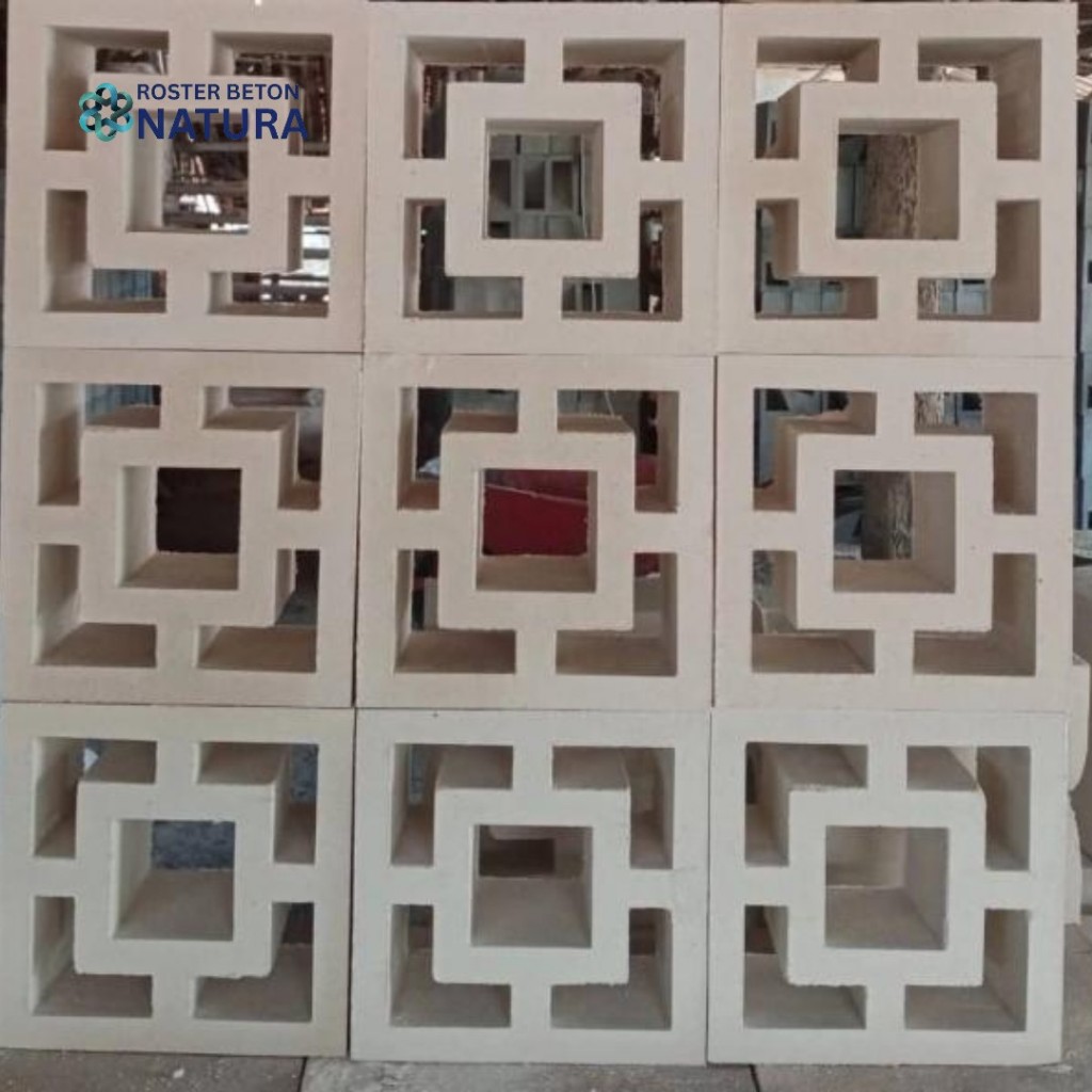 Roster Beton,Roster Minimalis,Roster Beton Minimalis, Roster Modern,Roster Ukuran 20x20