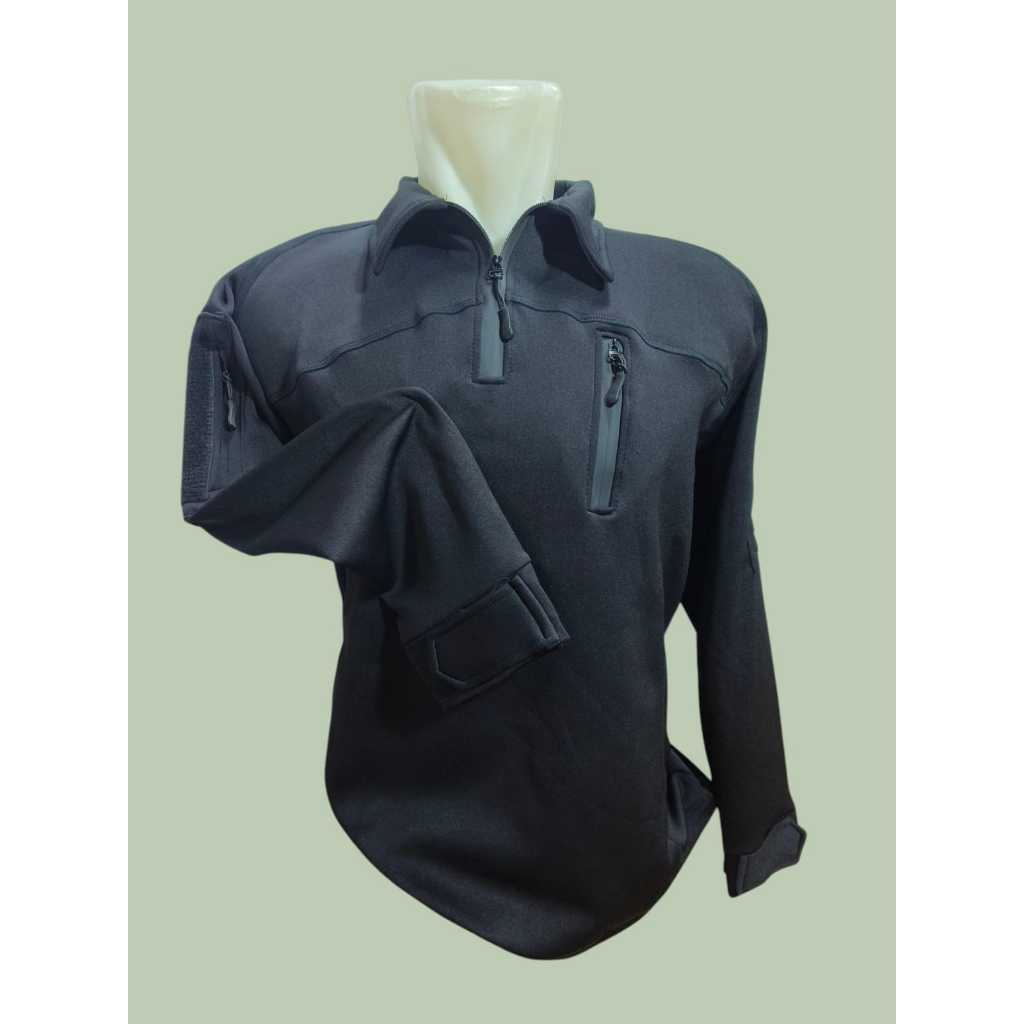 Kaos BDU SCUBA Hitam Panjang - Dryfit Bdu Scuba Lengan Panjang Premium