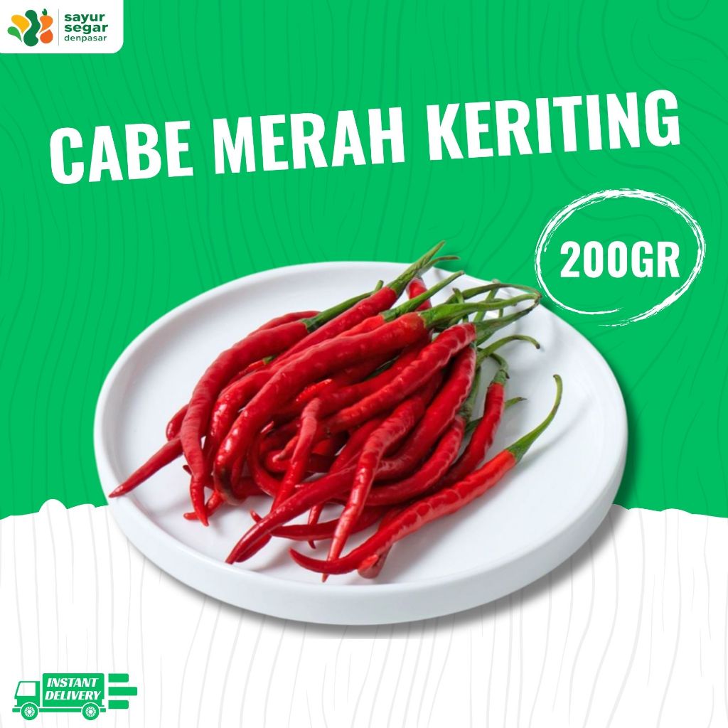 

Cabe Merah Keriting 200gr - Sayur Segar Denpasar