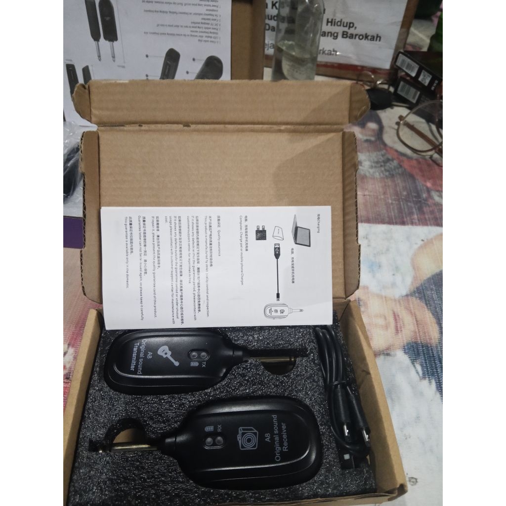 Jack wireless untuk gitar keyboard bass