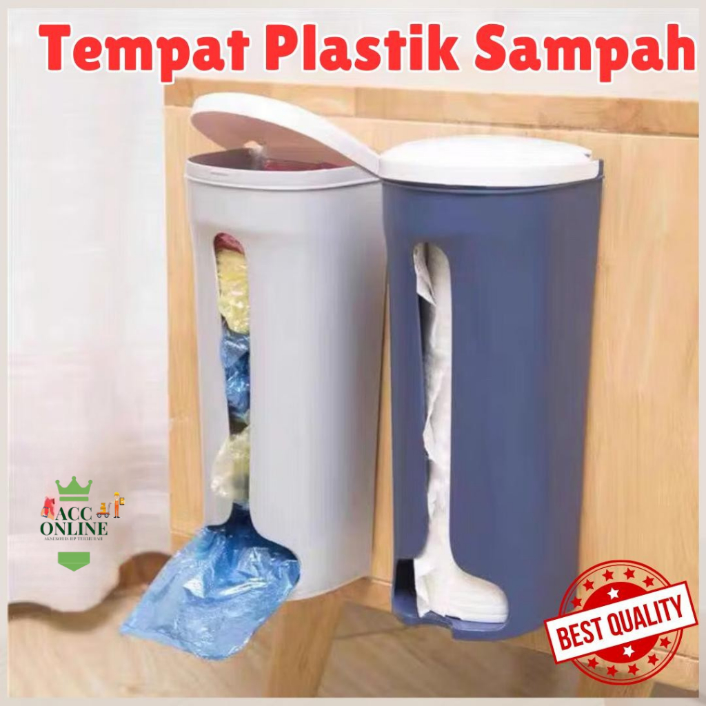 Kotak Penyimpanan Plastik / Kotak Kaos Kaki / Kotak Multifungsi Sarung / Dispenser plastik sampah / 