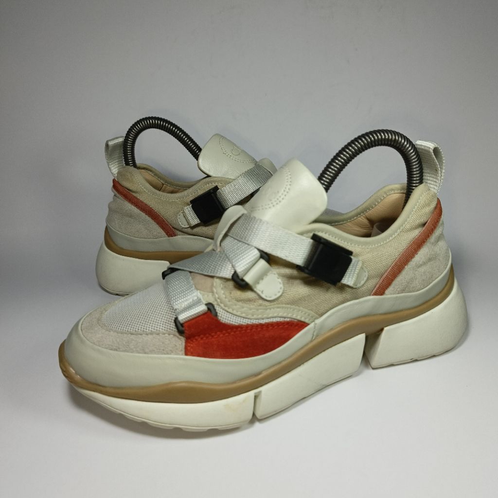 Chloe leather sneakers 35 size woman shoes