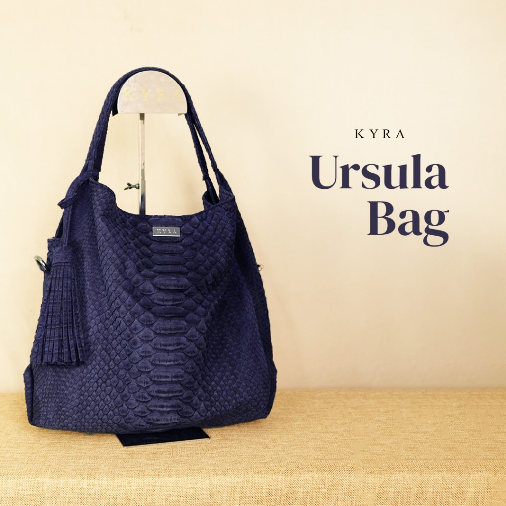 Tote Bag Kulit Ular Asli KYRA Ursula Bag - Tote Bag Kulit Asli - Tote Bag Kulit eksotis