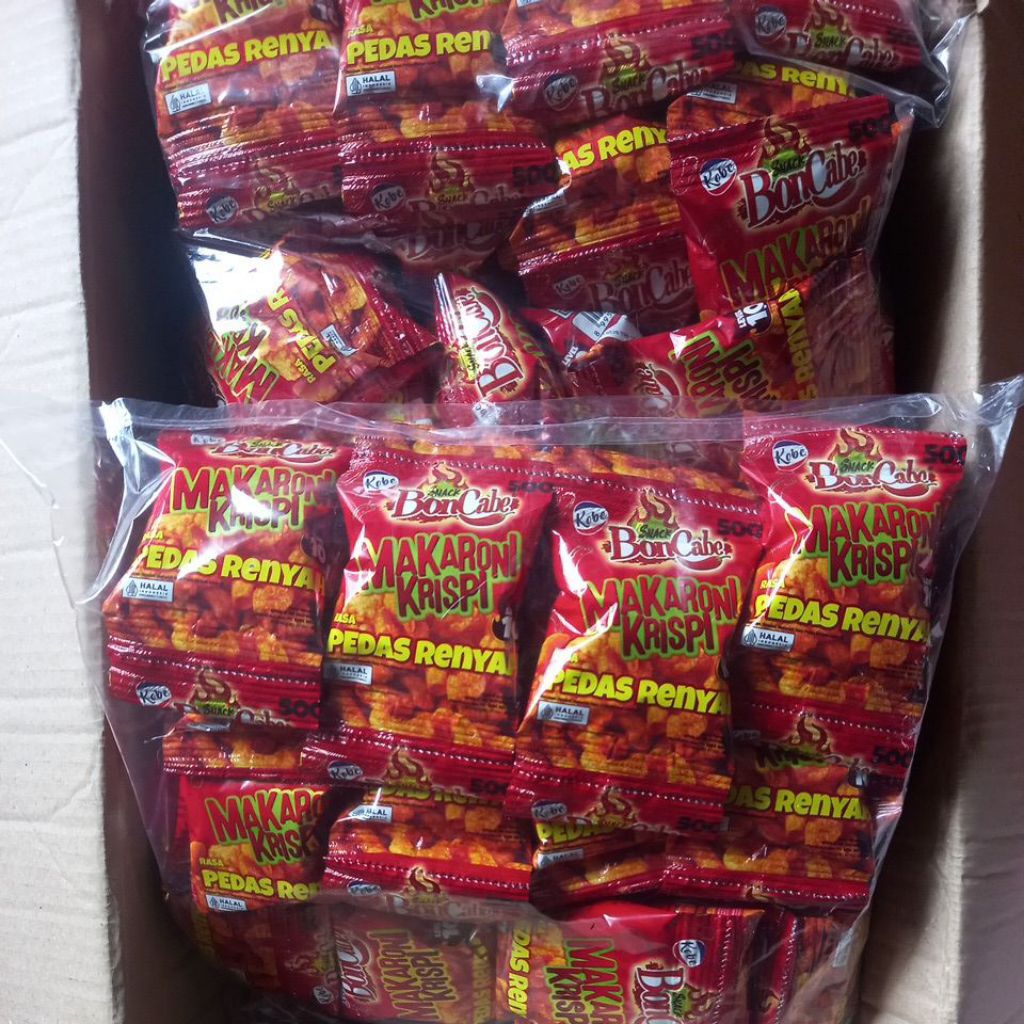 

SNACK BONCABE MAKARONI LV10 1BALL ISI6 RENTENG