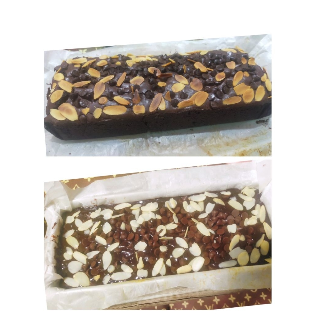 

NYOKLAT BANGET!! RASA PREMIUM Brownies Panggang Coklat Loyang 24cmx10cm (memakai Bahan Premium)