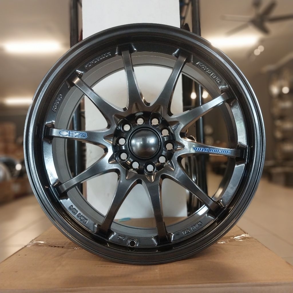 Velg mobil Volk Rays Ce28 By JF Ring 18, H10x108 / 114.3 Lebar 8.5 ET 40 Ej Titan