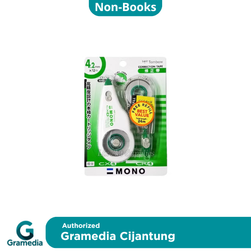 

Gramedia Cijantung - TOMBOW CORRECTION TAPE REFILLABLE + CT-CX4CR4 HNS